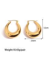 noughties GOLDEN GODDESS EARRINGS Y2K STREETWEAR